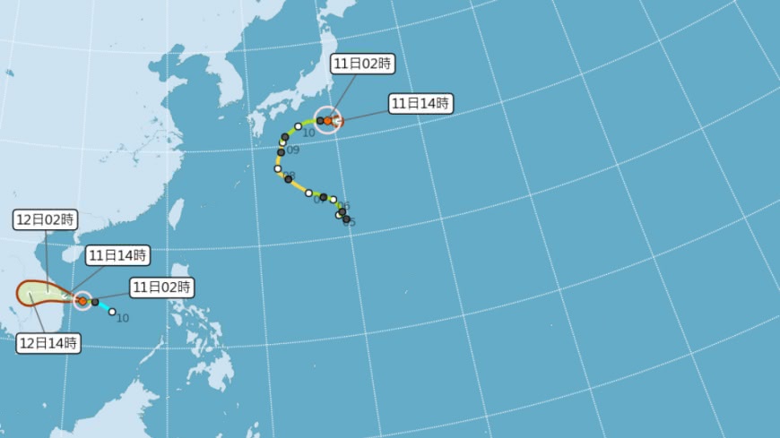 圖/翻攝自中央氣象局