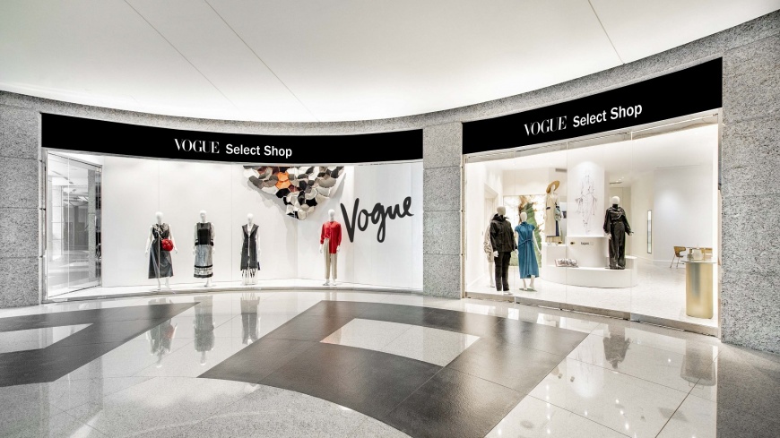 圖/ VOGUE主理「VOGUE SELECT SHOP 時尚限定店」位在BELLAVITA三樓