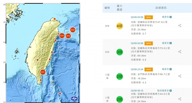 (圖/翻攝自中央氣象局官網)