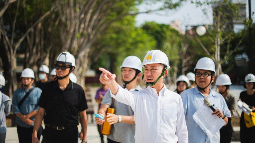 圖/新竹市市長 林智堅 視察建設 ※圖片由新竹市政府提供