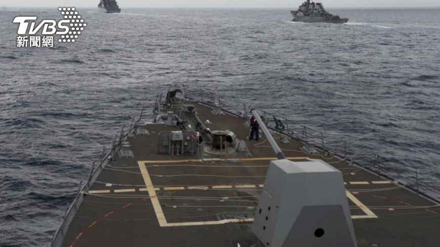 美國海軍進入南海地區。（示意圖／達志影像美聯社）