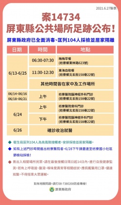案14734足跡。(圖/屏東縣政府提供)