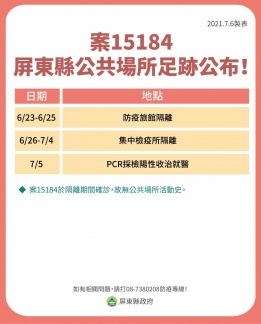 案15184足跡。（圖／屏東縣政府提供）