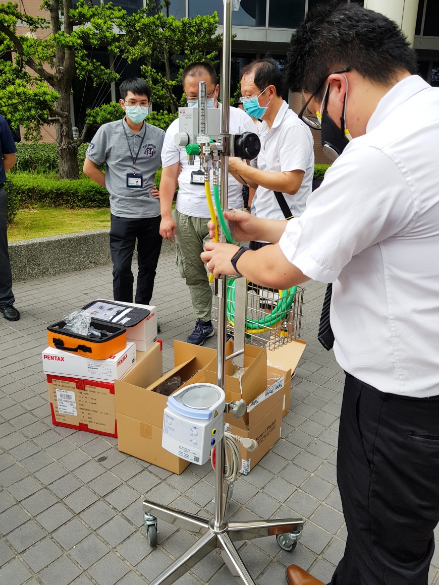 醫療設備點交畫面