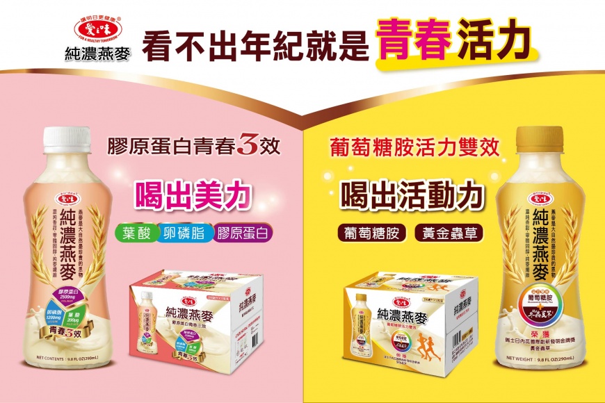 喝出青春活力！新一代葡萄糖胺、膠原蛋白機能燕麥飲更好吸收