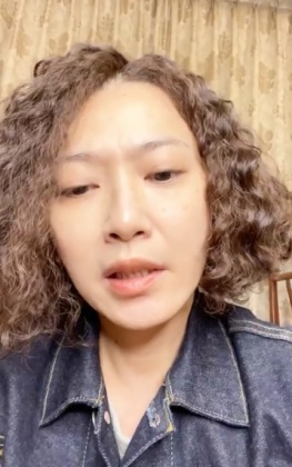 侯怡君在小三疑雲後首露面。(圖/翻攝自侯怡君的家臉書)