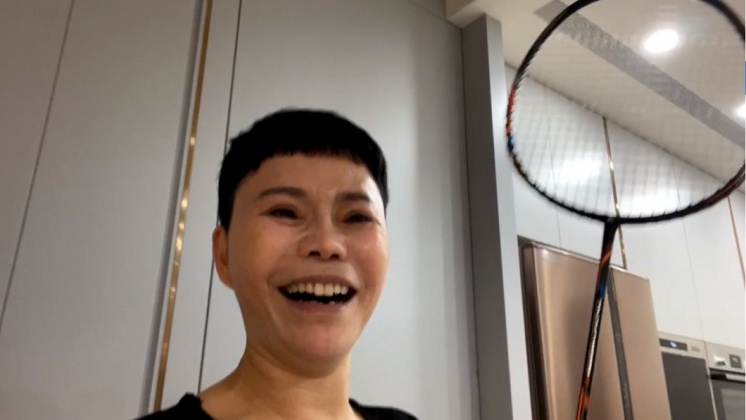 詹雅雯喊話戴資穎,等她練好要一起打球。(圖/翻攝自詹雅雯臉書)