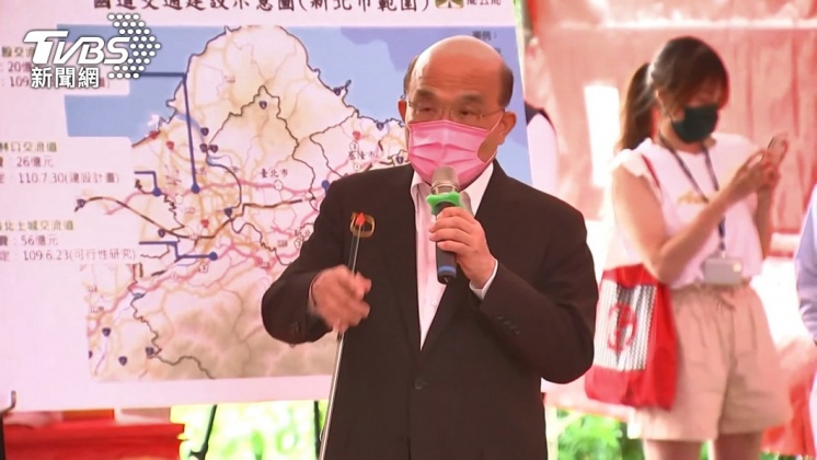 行政院長蘇貞昌。（圖／TVBS）