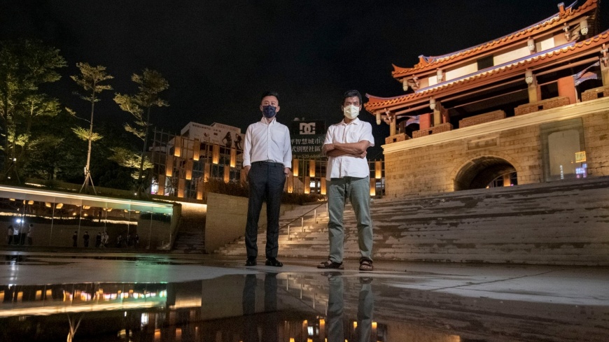 克服新竹九降風!台灣竹構建築第一人甘銘源建築師 東門城打造大U形竹風屏幕