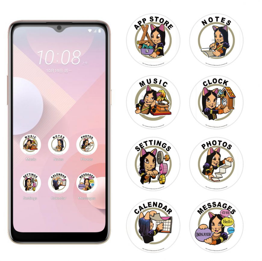 全新《貓娜麗莎》變身App 圖示!凡購票並加入Viveport會員即可免費下載自由運用,粉絲快點換起來!