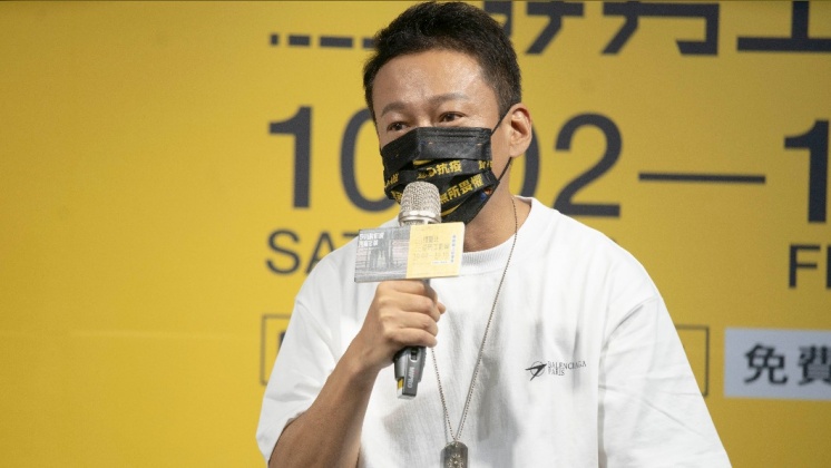 李康生擔任2021臺北勞工影展形象大使。(圖電影戲劇業職業工會提供)