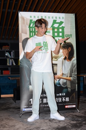柯震東出席《鱷魚》記者會。（圖／TVBS）