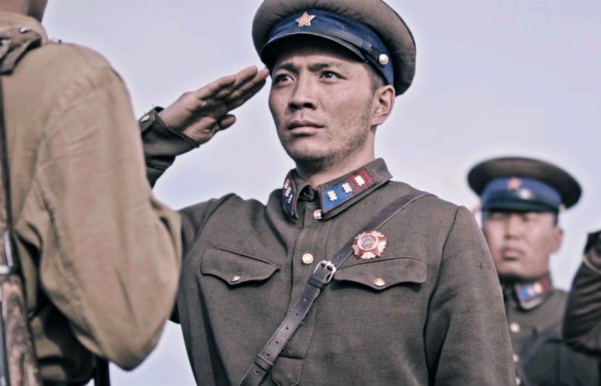 擅長馬術的男星阿坦沙干吉布呼蘭（Altanshagai Javkhlan）《役無反顧》出飾蒙古戰神丹達爾。（圖／海鵬提供）