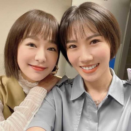 大牙(周宜霈)與茵芙在《天之驕女》中飾演反派角色。(圖/翻攝自大牙臉書)