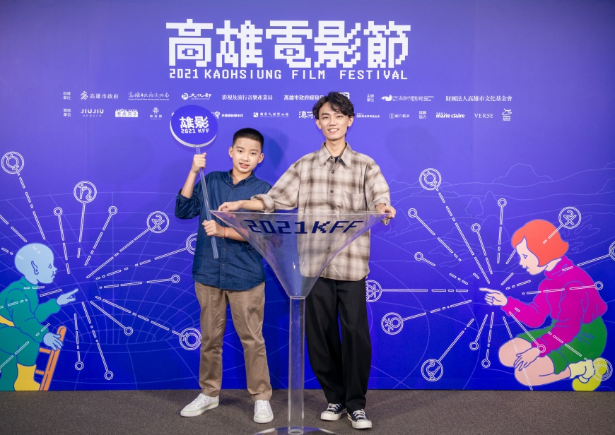 演員李俊佑與導演呂柏勳。(圖/高雄電影節提供)