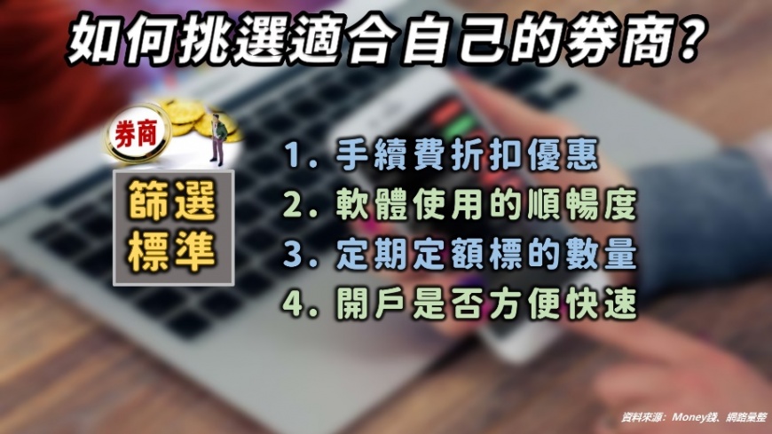 圖/投資人挑選券商四大原則,幫助投資更順利。
