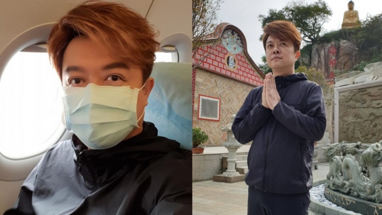 翁立友自小飽受乾眼症所苦。（圖／翻攝自翁立友臉書）