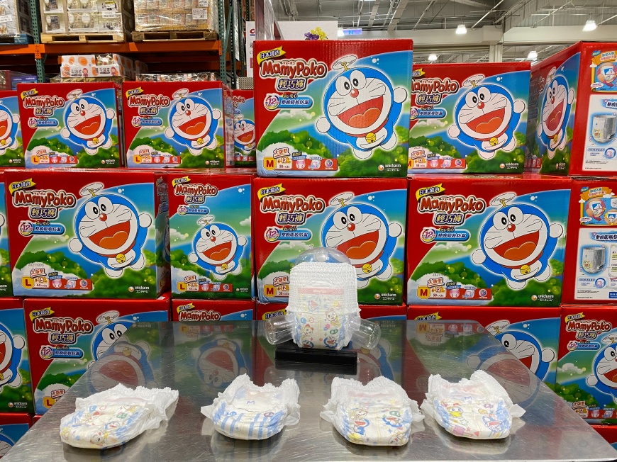 ▲哆拉A夢包裝只有好市多才買得到！