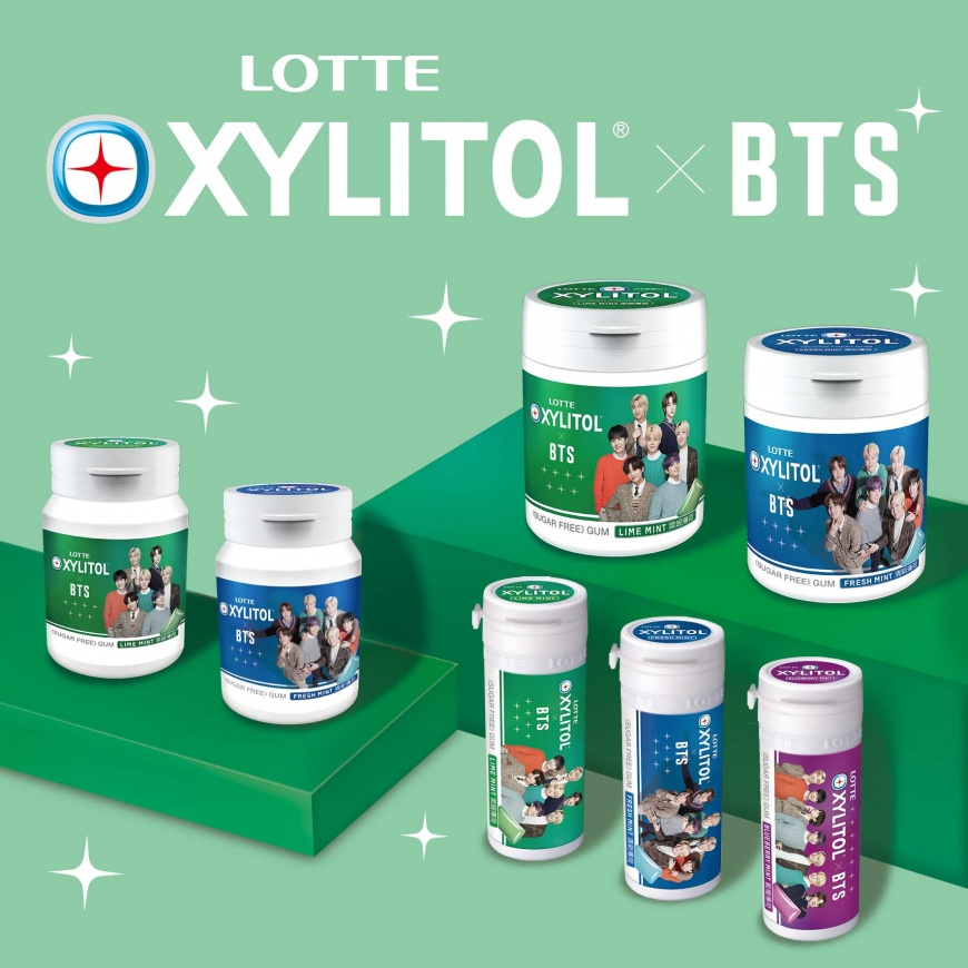 用笑顏療癒世界!日本最熱銷口香糖XYLITOL x BTS 聯名款限量上市