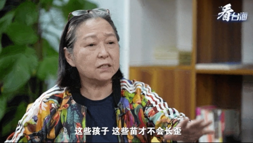 方芳日前在節目上語出驚人,要陸打台兩巴掌。(圖/翻攝自看台海微博)