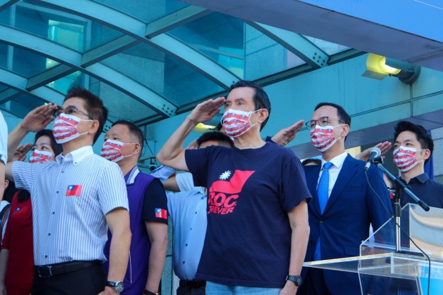恐嚇信警告國民黨小心說話。(圖/翻攝自馬英九臉書)