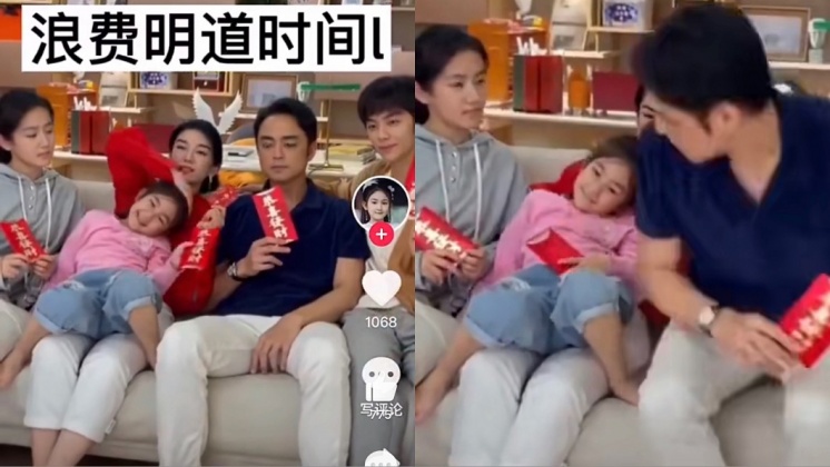明道拍片途中一度走人。（圖／翻攝自微博）