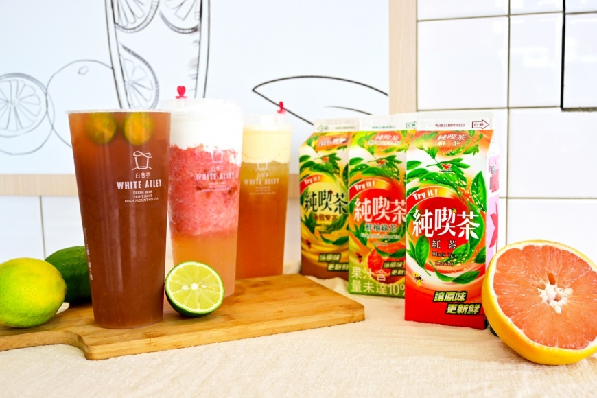 純喫茶搶攻手搖800億商機！強勢聯名白巷子、TEA’S 原味