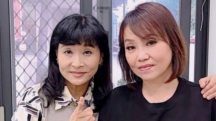 佩真(圖右)說自己匯款借錢給澎哥是事實。(圖/翻攝自佩真臉書)