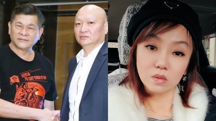 澎恰恰強調和佩真的債務與好友林秉文無關。(圖/翻攝自林秉文、佩真臉書)