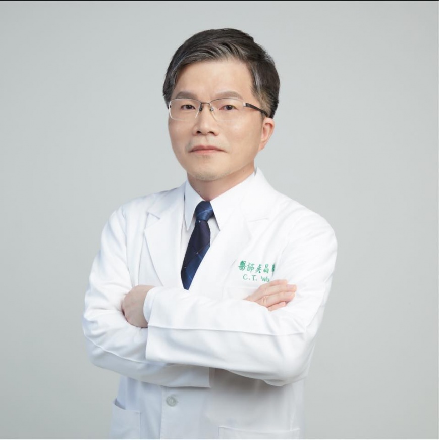 林口長庚醫院兒科急診主治醫師吳昌騰。(圖/翻攝自來講兒科急診的543-吳昌騰醫師臉書)