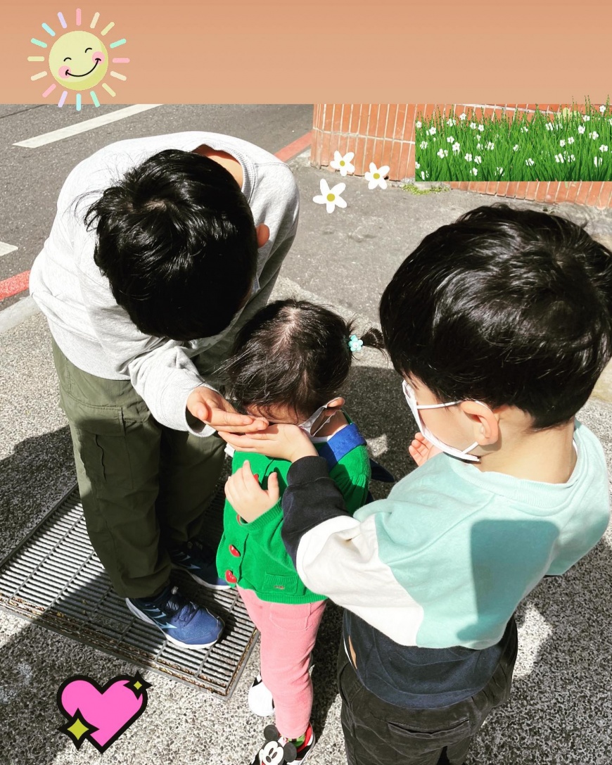 朱芯儀上週做完化療，又遇到小孩學校停課的狀況。（圖／翻攝自朱芯儀臉書）