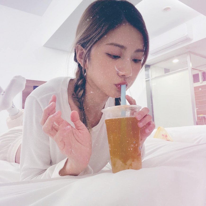 豆花妹紀錄下自己英勇救人的過程。(圖/翻攝自蔡黃汝臉書)