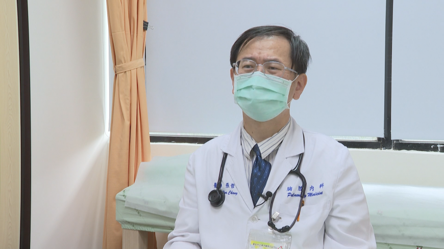 萬芳醫院呼吸照護中心主任張哲華。(圖/TVBS)