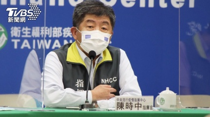 陳時中想告訴大家確診了就好好休息就好。(圖/TVBS)