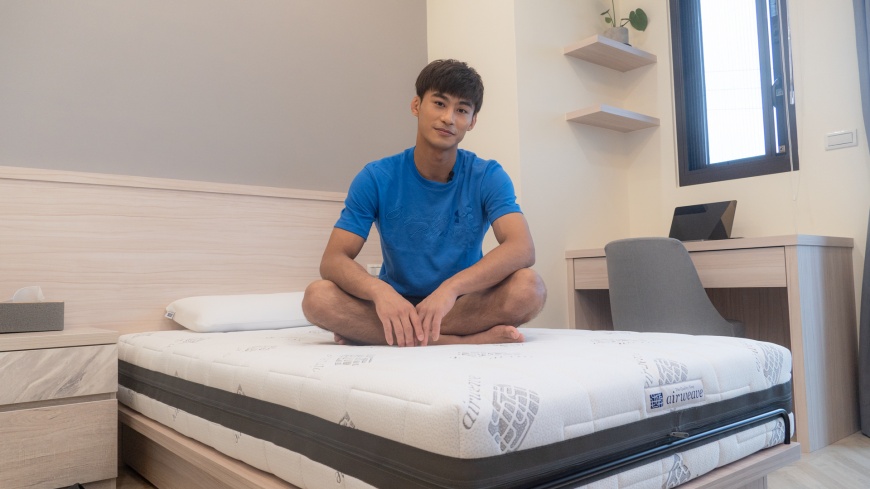 優質睡眠推廣大使–楊勇緯 與日本床寢airweave愛維福的東奧邂逅與相知相惜