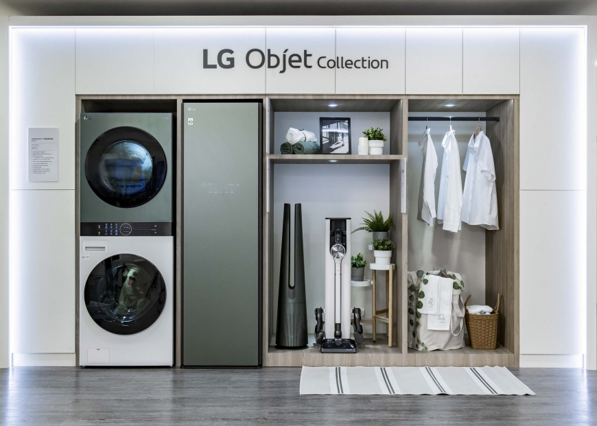 LG 電子宣布正式在台推出LG Objet Collection®調和美學傢電系列,成為繼韓國之後,第一個引進多元產品陣容的地區。