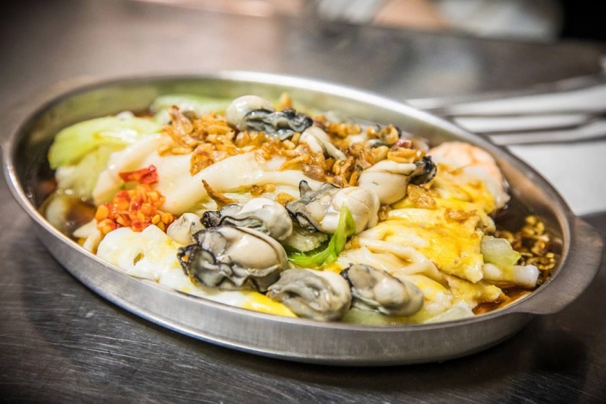 「鮮蝦＋鮮蚵」腸粉用料超實在。（圖／大手牽小手玩樂趣提供）