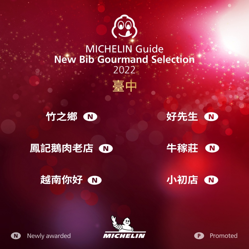 台中必比登美食。(圖/米其林提供)