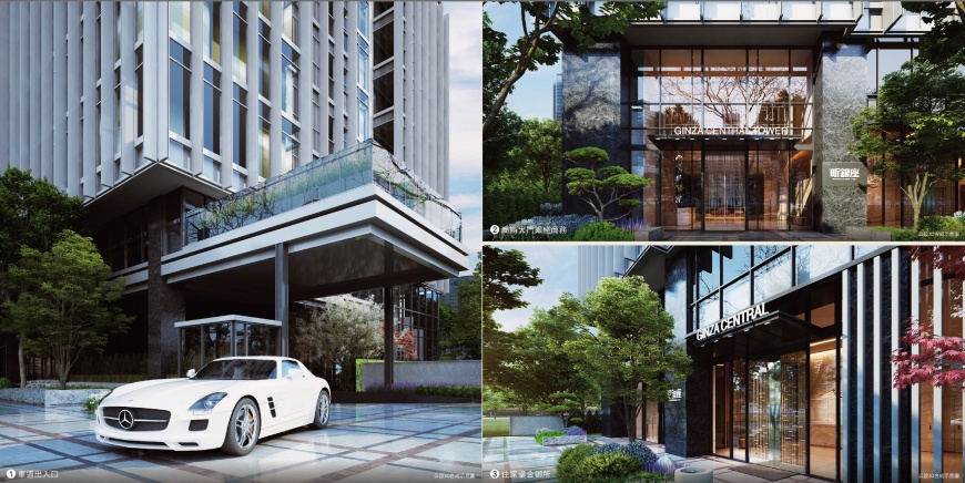 昕銀座採住辦共榮的方式，但規劃上出入動線及樓層都有做到完整的區隔。