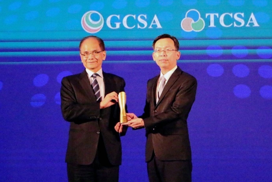 連續三年獲獎 桃機獲TCSA台灣永續企業獎肯定 林國顯:掌握機場淨零轉型之鑰 展現永續經營決心