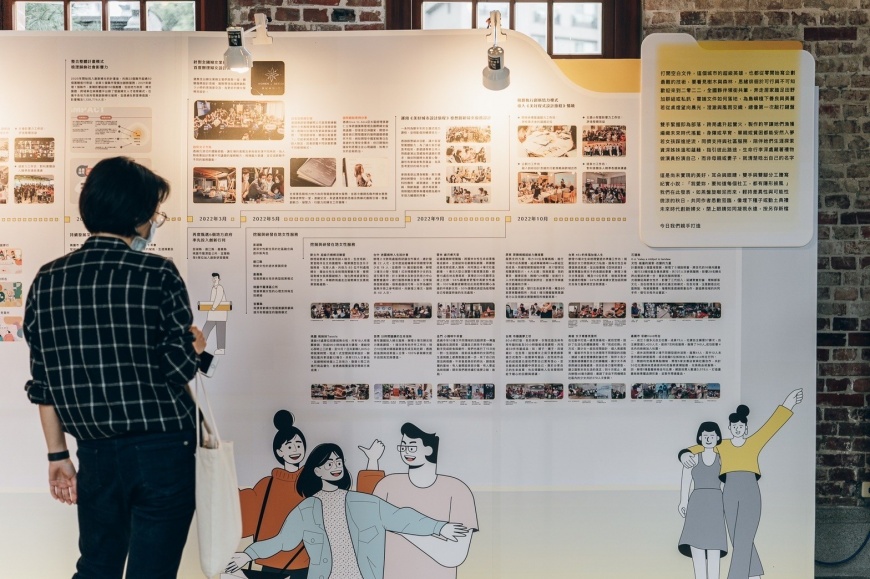 成果牆大事記(圖/衛生福利部社會及家庭署提供)