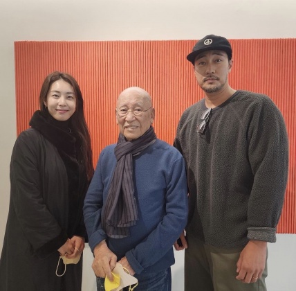 朴栖甫上傳與蘇志燮夫婦合照。(圖/翻攝自朴栖甫IG)