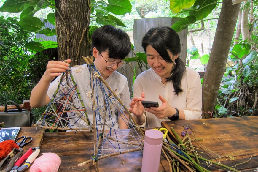 「跟著建蓁Hi Taiwan-山海嬉遊記」活動現場有 50項創意抒壓手作,讓大眾享受五感心體驗。