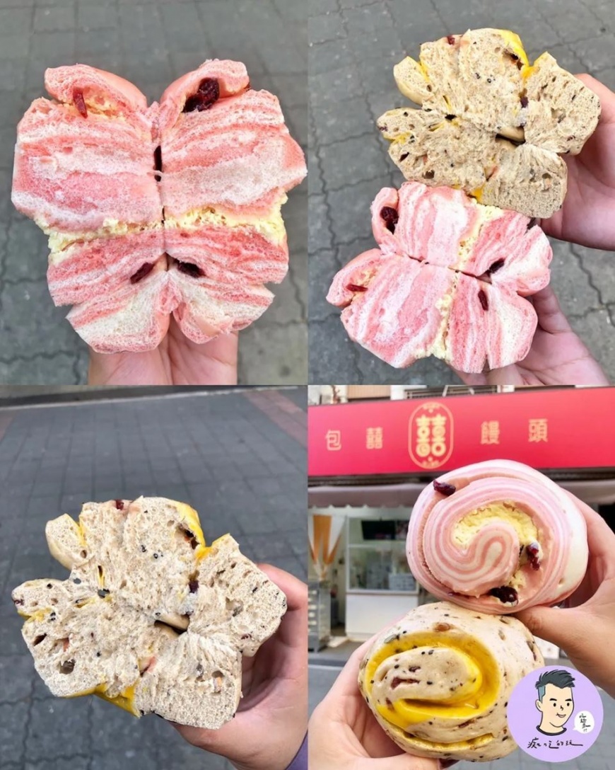 「紅藜蔓越莓」、「五穀野莓起司」,用料天然健康。(圖/痴吃的玩提供)
