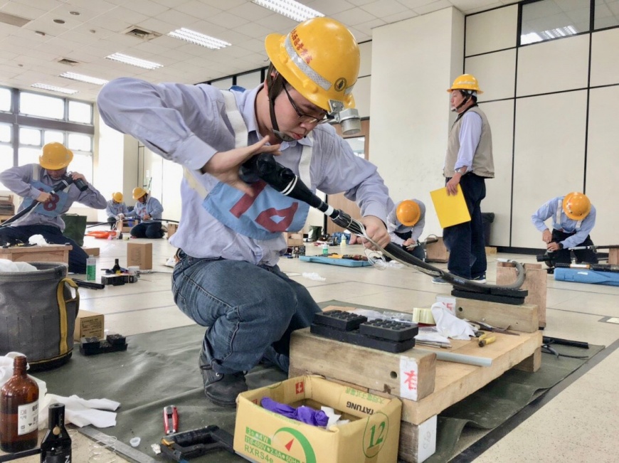 圖/台電技術人員