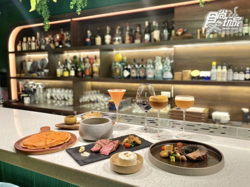 本季全新菜單,每款餐點都有專屬酒款或茶。(圖/食尚玩家)