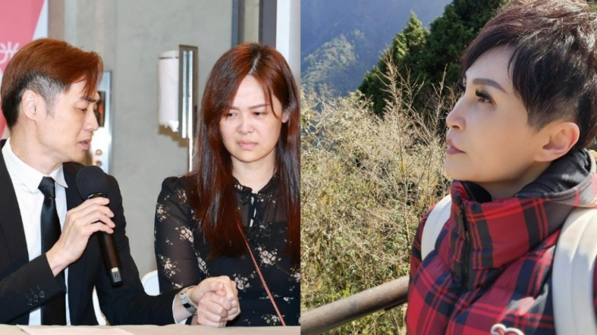 王瑞玲(右)再度砲轟宋逸民夫婦。(圖/黃城碩攝、翻攝自王瑞玲臉書)