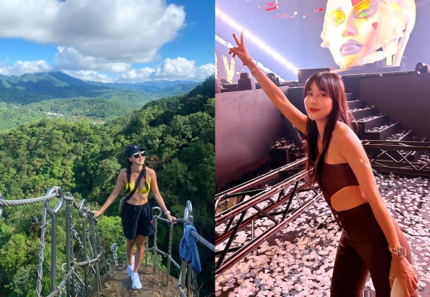 房思瑜穿泳衣辣尬Jolin 曝「私房登山路線」走春修練好身材