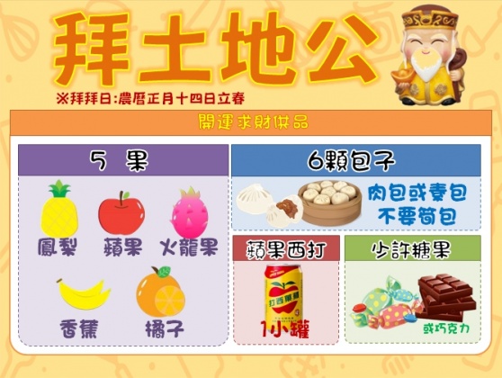 拜土地公必備。(圖/鴻凱娛樂提供)