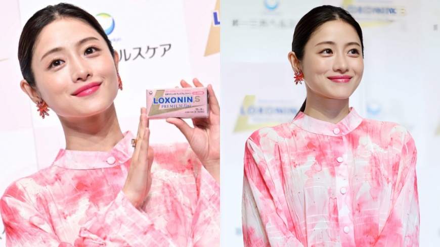 石原聰美產後1年首度在公開場合現身,狀態超好。(圖/翻攝自推特)